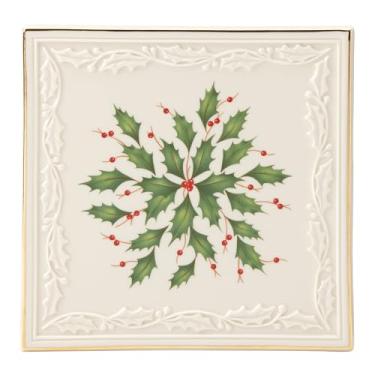 Imagem de Lenox Hosting The Holidays Trivet, 400 g, vermelho e verde