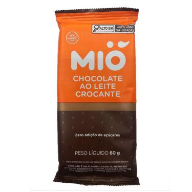 Imagem de Chocolate Mió Ao Leite Crocante Zero 60g