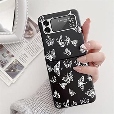 Imagem de Para Samsung Galaxy Z Flip3 Flip4 5 Capa preta rígida para Samsung ZFlip5 Galaxy ZFlip3 para sansung z flip 3 4 5 zflip 3 Capa Fundas, Khey, dhudieb, ForGalaxyZFlip5 (5G)