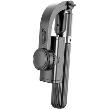 Imagem de ULDIGI 1 conjunto de tempo criativo portátil bastão estabilizador multiuso de gravação celular portátil portátil extensível preto smartphone - Selfie Shakeproof Focusing Gimbal Real