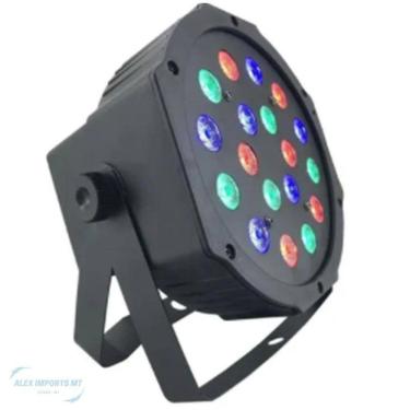 Imagem de Canhão 18 Leds Rgb Dmx Jogo De Luz Balada E Aniversarios
