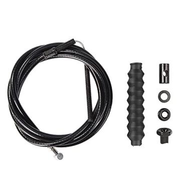 Imagem de KACEPAR Peças de montagem de linha de freio de roda dianteira para scooter elétrica, cabo de freio de scooter elétrico, para scooter Ninebot MAX G30, acessórios do sistema de frenagem para scooter