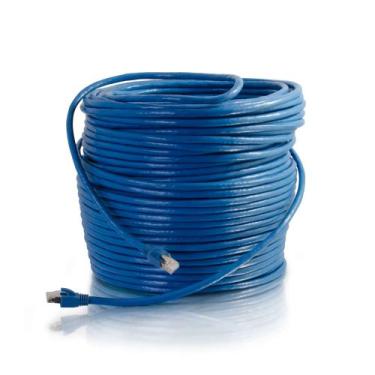 Imagem de Cabo de rede Ethernet blindado sólido Cat6 de 23 m - Azul