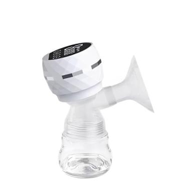 Imagem de Bomba Tira Leite Materno Portátil Bomba de Mama Elétrica com Tela de LED Integrada (Branca)- YODHE