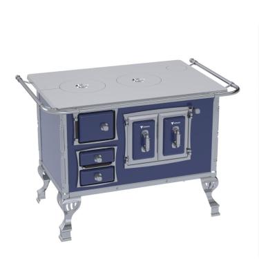 Imagem de Fogao a Lenha N 2 Sec Chapa de Aluminio Azul