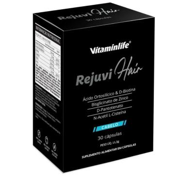 Imagem de RejuviHair Suplemento Vitaminico p/ Cabelo 30 Cápsulas Vitaminlife-Unissex
