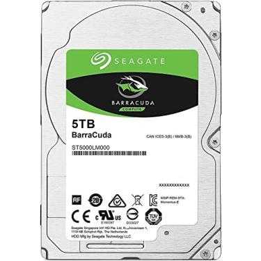 Imagem de HD Interno, Barracuda Compute HDD 2.5, 5TB, ST5000LM000, Seagate, HD interno, Prata