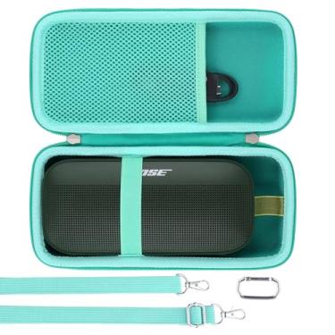Imagem de khanka Capa de viagem para alto-falante portátil Bose SoundLink Flex 2ª geração/Bose SoundLink Flex Bluetooth, apenas capa (menta)