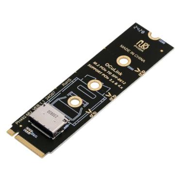 Imagem de chenyang Adaptador de host Oculink SFF-8612 para PCI-E 4.0 NVME M.2 M-Key Suporte 2230/2242/2260/2280 para SSD U.2 e eGPU