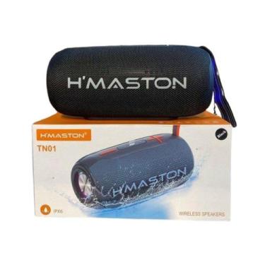 Imagem de Caixa de Som Bluetooth Portátil com Led IPX6 Resistente a Água - HM