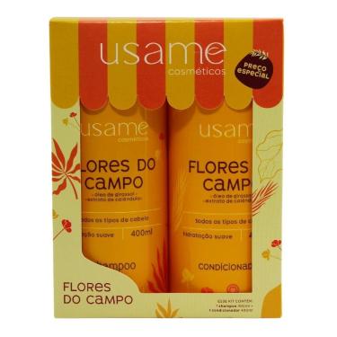 Imagem de KIT Shampoo + Condicionador  USAME Flores do Campo - 400ml