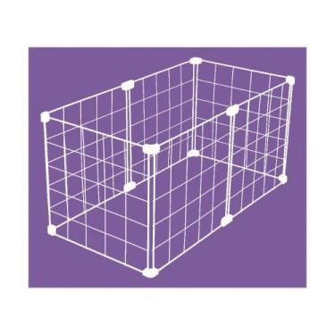 Imagem de Cercado Aramado Porquinho Da ÍNdia 30x60 Cm Branco - IGUANNA, BRANCO