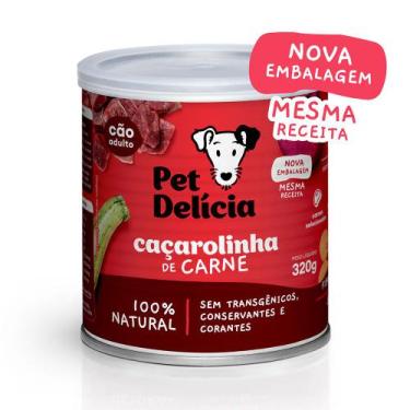 Imagem de Ração Úmida Pet Delícia Cães Cacarolinha De Carne - 320g - PET DELICIA