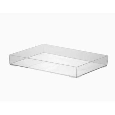 Imagem de Bandeja Em Acrílico Cristal  34,5x25x4,7cm 1643 Paramount