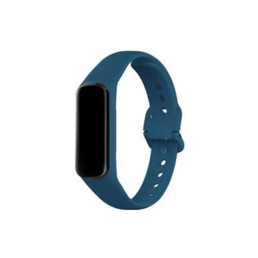 Imagem de Pulseira para Galaxy Fit-e SM-R375 Silicone - GCM, Azul Holandês