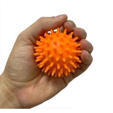 Imagem de Conjunto 2 Bolas Cravo Massagem 6,5 Cm Propriocepção VP1058 Vollo Cinz