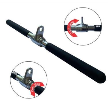 Imagem de Puxador Academia Triceps Reto Barra Pulley Musculação Giro Odin Fit