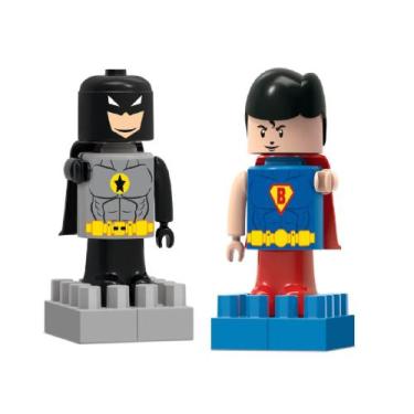 Imagem de Blocos de Montar Dupla de Bonecos Heróis Medieval Colecionáveis Blocz 