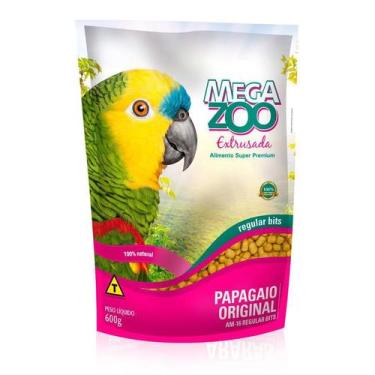 Imagem de Ração Extrusada Megazoo Am16 para Papagaio Regular 600g
