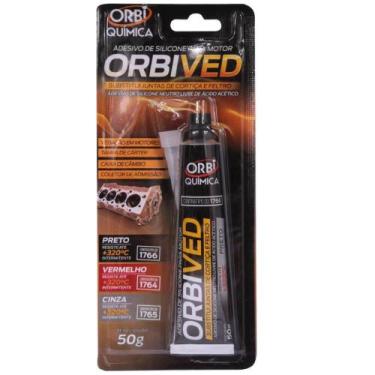 Imagem de Adesivo de Silicone para Motor OrbiVed Preto 50 g - Orbi Quimica