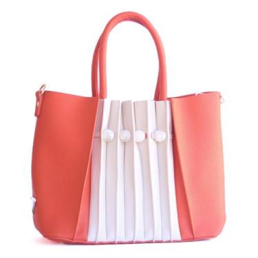 Imagem de Bolsa Pérola Feminina Túlio Rossato Vegan Edition Laranja - Tulio Ross