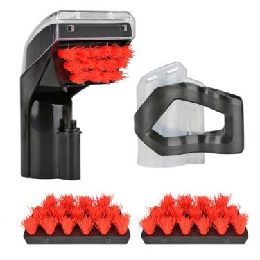 Imagem de Peças de acessórios de máquina 1400B 3353 para limpador de carpete portátil multiuso Bissell Little Green Série 1400B 3353, ferramenta de escova resistente de manchas de 7,6 cm, 1 escova, 2 escovas de