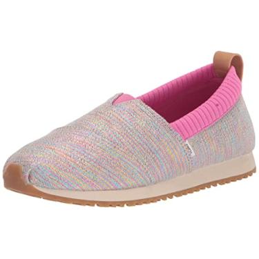 Imagem de TOMS Tênis infantil unissex Alpargata Resident, Multi Glitter Rosa, 6 Big Kid