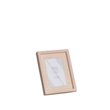 Imagem de Porta Retrato Yuki Madeira/Palha 10X15 MDF - Winth