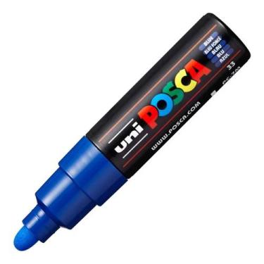 Imagem de Caneta Uni Posca Pc 7m Azul Uniball, AZUL 33