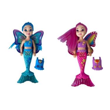 Imagem de Sereia Boneca Pocket Articulada Sortida Brinquedo - 2un - Company kids