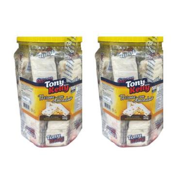 Imagem de Kit 2 Potes c/ 20 un Torrone c/ Amendoim de 30g Tony Kelly