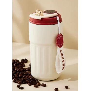 Imagem de Copo Térmico com Termômetro                       - Bmax, Branco