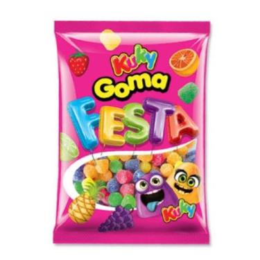 Imagem de Bala De Goma Festa Kuky Sortido 500g Colorido Tipo Jujuba