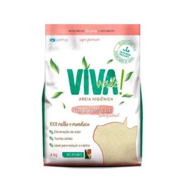 Imagem de Areia Higiênica Biodegradável Viva Verde Vida Descomplicada 4Kg