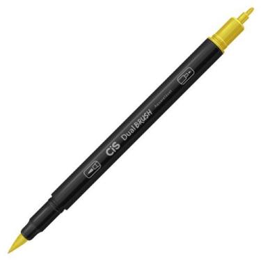 Imagem de Caneta Pincel Dual Brush Pen CIS Ponta Dupla Aquarelável (Marcador Art