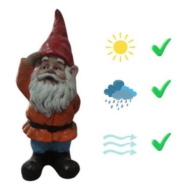 Imagem de Gnomo Duende  Fada Elemental Mistico Mágico Floresta Jardim Gramado Ca