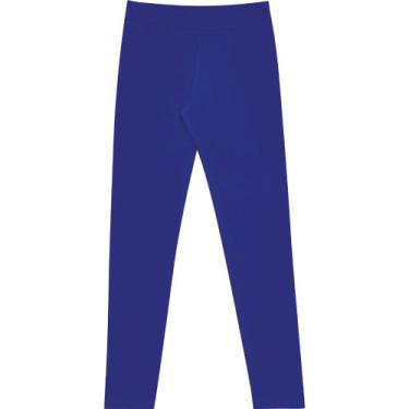 Imagem de Calça Legging Cotton Infantil Pulla Bulla Ref. 49710, Azul violeta, 4