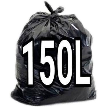 Imagem de Saco De Lixo 150 Litros Super Reforçado 100 Unid Fabricante - HIGIPACK