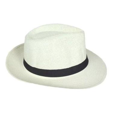 Imagem de 5 Chapeu Panama Palha Sintetica Aba Larga  Moda Tropical - OEM, Tamanh