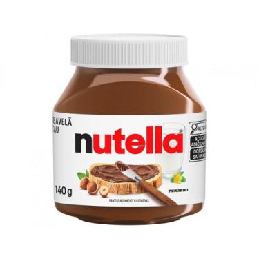 Imagem de Creme de Avelã com Cacau Nutella Ferrero 140g, 140g, 1