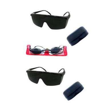 Imagem de Kit Óculos Operador E Paciente Clinica Estética Led Laser Luz Pulsada 