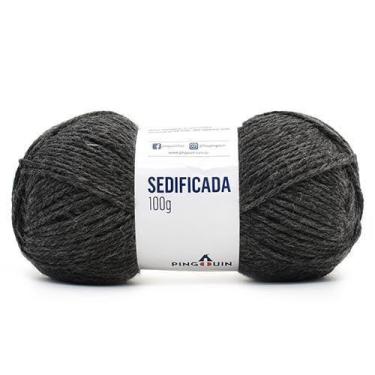 Imagem de Fio Sedificada 100g - Acrílico e Lã Natural - Pingouin, 1875 CINZA MEL