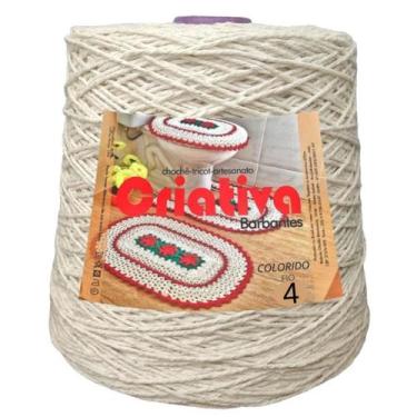 Imagem de Barbante Para Crochê Criativa 500g N.º 4 - Criativa Utilidades, 204 Cr