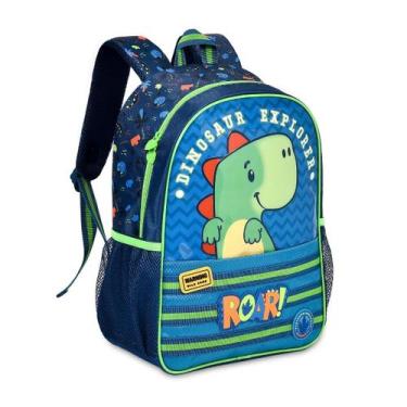 Imagem de Mochila de Costas Dinossauro '15' - Baby - Infantil Escolar Passeio/Vi