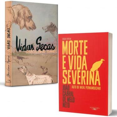 Imagem de Kit Livro Morte E Vida Severina + Vidas Secas - Graciliano Ramos E Joã