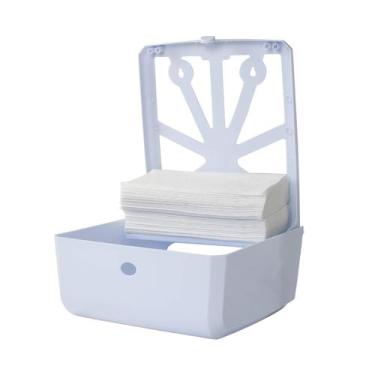 Imagem de Dispenser papel porta toalha 1/3d cinza/branco new classic - nobre 399
