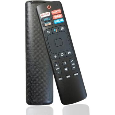Imagem de ERF3A69 Controle remoto de substituição de comando de voz adequado para Smart TV Android Sharp/Hisense com assistência de voz sub ERF3A69S ERF3A69 ERF3B69S ERF3B69 ERF3R69H ERF3I69H ERF3N69H ERF3F69V