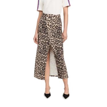 Imagem de BAUM UND PFERDGARTEN Saia Sigge feminina, Leopardo marrom Baum, 40