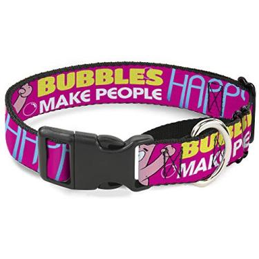 Imagem de Coleira para cães Martingale Patrick Estrela do mar Pose Bubbles Make People Happy Pink 27 a 43 cm de largura