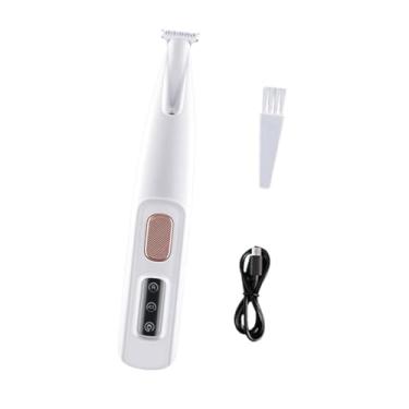 Imagem de IEUDNS Aparador de patas de cachorro, aparador micro para animais de estimação, aparador ao redor das patas, aparador com iluminação LED, tosquiadeiras para